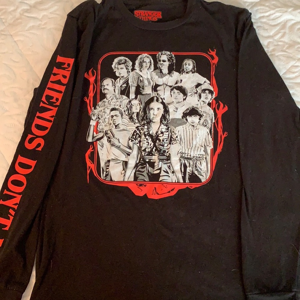 Stranger Things long sleeve T shirt